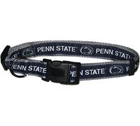 Pets First Collegiate PET Collar NEW VERSION Penn State Nittany Lions Dog Collar, Size Medium. Best Sports Team Color for Dogs & Cats. A Shiny & Colorful Dog & Cat Collar Licensed by The NCAA