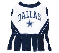 Pets First Dallas Cowboys NFL Cheerleader Dress For Dogs - Size Small