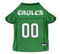 Pets First Dog NFL Philadelphia Eagles Retro Throwback Jersey, Green, Size Medium