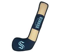 Pets First Dog Squeak Toy - NHL Seattle Kraken Hockey Stick PET Toy with Inner Squeaker. Hockey Stick Shaped Tough Toy for Dogs & Cats. Cool Team Logo. Great Interactive Pet Toy for a Hockey Fan