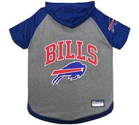 Pets First Hoodie for Dogs & Cats. NFL Football Licensed Dog Hoody Tee Shirt, Large. Sports Hoody T-Shirt for Pets. Licensed Sporty Dog Shirt