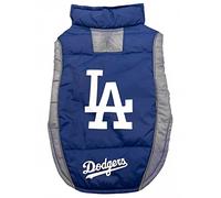 Pets First MLB Los Angeles Dodgers Puffer Vest for Dogs & Cats, Size Large. Warm, Cozy, & Waterproof Dog Coat, for Small & Large Dogs/Cats. Best MLB Licensed PET Warming Sports Jacket (LAD-4081-LG)