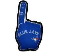 Pets First MLB Toronto Blue Jays #1 Fan Toy. Best Sports Dog Toy with Double Stitched Trim and Tough Nylon Material Filled with Chewable Polyfil and Inner Squeaker