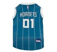 Pets First NBA Charlotte Hornets Dog Jersey, X-Small- Tank Top Basketball Pet Jersey