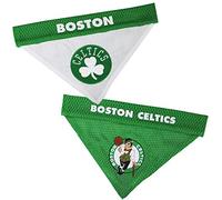 Pets First NBA Dog Bandana - Boston Celtics Reversible Pet Bandana. 2 Sided Home & Away Sports Bandana with a PREMIUM Embroidery TEAM Logo, Small/Medium