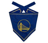 Pets First NBA Golden State Warriors TIE Bandana, Size Small/Medium. Dog Bandana Scarf Bib for Pet Cat Dog. The Ultimate Game-Day, Party Bandana