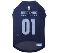Pets First NBA MEMPHIS GRIZZLIES DOG Jersey, Large - Tank Top Basketball Pet Jersey