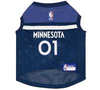 Pets First NBA Minnesota Timberwolves Dog Jersey, Large - Tank Top Basketball Pet Jersey
