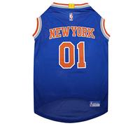 Pets First NBA NEW YORK KNICKS DOG Jersey, Medium - Tank Top Basketball Pet Jersey