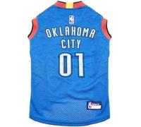Pets First NBA OKLAHOMA CITY THUNDER DOG Jersey, Medium - Tank Top Basketball Pet Jersey