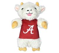 Pets First NCAA Alabama Crimson Tide Goat Plush Toy for Dogs and Cats with Squeaker, Wearing a Team Jersey! Fun & Sporty Goat Shaped Dog Chew Toy, Interactive Pet Toy
