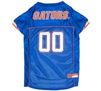 Pets First NCAA College Florida Gators Mesh Jersey for DOGS & CATS, Large. Licensed Dog Jersey with your Favorite Football/Basketball College Team