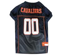 Pets First NCAA College University of Virginia Cavaliers Mesh Jersey for DOGS & CATS, Size Large, Licensed Dog Jersey with your Favorite Football/Basketball College Team