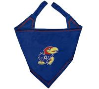 Pets First NCAA Kansas Jayhawks TIE Bandana, Size Small/Medium. Dog Bandana Scarf Bib for Pet Cat Dog. The Ultimate Game-Day, Party Bandana