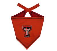Pets First NCAA Texas TECH Raiders TIE Bandana, Size Small/Medium. Dog Bandana Scarf Bib for Pet Cat Dog. The Ultimate Game-Day, Party Bandana