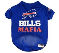 Pets First NFL Buffalo Bills Raglan Jersey Bills Mafia - Size Medium. Cutest Football Jersey for Dogs & Cats