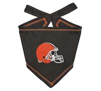 Pets First NFL Cleveland Browns TIE Bandana, Size Small/Medium. Dog Bandana Scarf Bib for Pet Cat Dog. The Ultimate Game-Day, Party Bandana