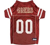 Pets First NFL Dog Jersey - San Francisco 49ers - Red - X-Large - Poly-mesh; Satin - Comfortable Fit - Officially Licensed - 32 NFL Teams - 6 Sizes - Perfect for Parties & Game Day