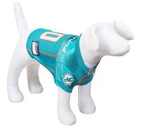 Pets First NFL Miami Dolphins Dog Jersey, Size Small - Best Football Jersey Costume for Dogs & Cats