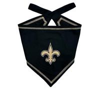 Pets First NFL New Orleans Saints TIE Bandana, Size Large/X-Large. Dog Bandana Scarf Bib for Pet Cat Dog. The Ultimate Game-Day, Party Bandana