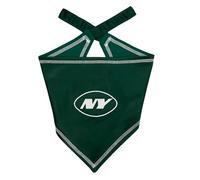Pets First NFL New York Jets TIE Bandana, Size Small/Medium. Dog Bandana Scarf Bib for Pet Cat Dog. The Ultimate Game-Day, Party Bandana