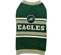 Pets First NFL Philadelphia Eagles Dog Sweater, Size Large. Warm and Cozy Knit Pet Sweater with NFL Team Logo, Best Puppy Sweater for Large and Small Dogs, Team Color (PHL-4179-LG)