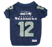 Pets First NFL Seattle Seahawks Jersey for PETS. - SEATTLE SEAHAWKS RAGLAN JERSEY '12th Man' - Small. CUTEST FOOTBALL JERSEY for DOGS & CATS