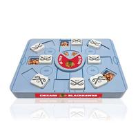Pets First NHL Chicago Blackhawks Large Puzzle Toy, New Size, Interactive Dog Treat & Slow Feeding Toy