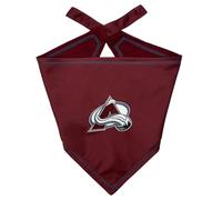 Pets First NHL Colorado Avalanche TIE Bandana, Size Small/Medium. Dog Bandana Scarf Bib for Pet Cat Dog. The Ultimate Game-Day, Party Bandana