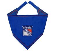 Pets First NHL New York Rangers TIE Bandana, Size Large/X-Large. Dog Bandana Scarf Bib for Pet Cat Dog. The Ultimate Game-Day, Party Bandana