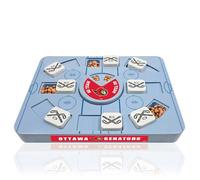 Pets First NHL Ottawa Senators Large Puzzle Toy, New Size, Interactive Dog Treat & Slow Feeding Toy