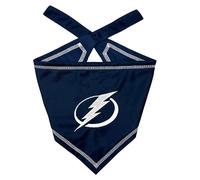 Pets First NHL Tampa Bay Lightning TIE Bandana, Size Small/Medium. Dog Bandana Scarf Bib for Pet Cat Dog. The Ultimate Game-Day, Party Bandana