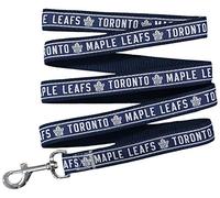 Pets First NHL Toronto Maple Leafs Leash for Dogs & Cats, Medium. - Walk Cute & Stylish! The Ultimate Hockey Fan Leash!, Medium (4 ft Long x 0.62 in Width) (TOR-3031-MD)