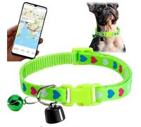 Pets GPS Tracker with Collar,Small Pet Tracking Device for Cats/Dogs,Real-Time Location Tracker Compatible with Android/iOS App,Luggage Tracker,Global Tracking Device,Waterproof Collar for Pets