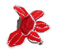 Pets Halloween Man Eater Flower Hat Adjustable Comfortable Breathable Cute Horror Flower Pet Hat for Party (S)