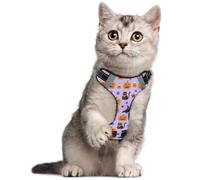 Pets Harness Adjustable M Cute Halloween Black Cat