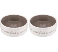 Pet's Home Ceramic bowl (Pack of 2)
