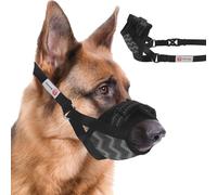 PET'S HUB Adjustable Dog Muzzle, Soft & Breathable, Prevents Biting & Barking, Training Mask, Allows Panting & Drinking for Small, Medium, and Large Dogs (Green, Medium)