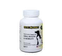 Pets Journey 1-TDC Dual Action Support for Oral Health & Mobility (60 ct)