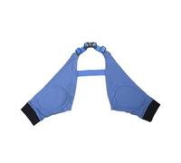 Pets Knee Pads Dog Elbow Protection Clothes Labrador Front Leg Joint Protector Keep Away From Dirt(Blue,M)