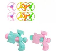 Pets Light-Up Flying Disc Cat Launcher Set,Disc Cat Toy With Colorful Flyings Propellers Set,Cat Playing Tracking Interactive Toys for Pet Training,Chasing,2pcsA