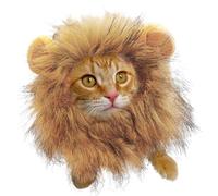 Pets Lion Wig with Mane - Lion Costume for Cat, Dog Lion Mane | Fancy Pet Dress Cats Comfortable Lion Wig, Washable Cats Pets Dog Outfit for Festival, Christmas, Halloween, Party Activity, Photoshoots
