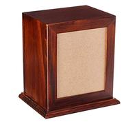 Pets Memorials Pet Cat Dog Keepsake Wood Funeral Cremation Urn Pendant Pet Funeral Memorial Urn Caskets Ashes Container Holder 3 Colors Funeral Box(2)
