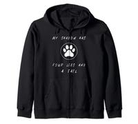 Pets - My Shadow Has Four Legs And A Tail Cute Pet Zip Hoodie