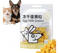 Pets Natural Quail Egg Yolk Freeze,Dried Cat Treats Toppers,Pets Cat Snacks Dog Snacks,Fresh Quail Egg Yolk Dog Treats,Freeze Dried Raw Food Chicken Formula,Freeze Dried Quail Eggs for Cats
