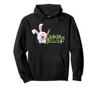 Pets Not Afraid Use Carrot Humor Pullover Hoodie