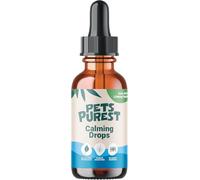 Pets Purest Dog Calming Drops - 100% Natural Cat & Dog Anxiety Relief Calming Oil for Dogs, Cats & Pets. Soothe Stressed, Nervous, Reactive Pets with Anxiety - 50ml Calming Supplement