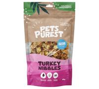 Pets Purest Turkey Nibble Dog Treats, Air-Dried Dog Training Treats - 100% Natural, Grain Free, Low Fat, Raw Dog Treats for Puppy, Adult & Senior - 100g