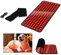 Pets Red Light Therapy Belt with 660nm & 850nm,120pcs LED Light Beads, Infrared Red Light Therapy Device