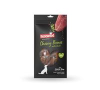 Pets Unlimited Chewy Bones with Duck Small 8pcs transparent